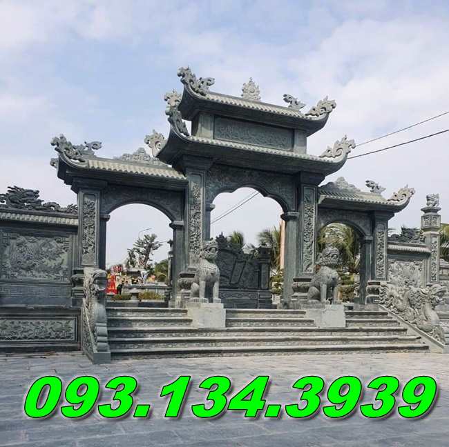 Mẫu cổng đá nghĩa trang đẹp^2025